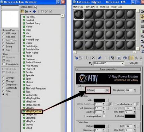 vray渲染线框图的详细操作方法