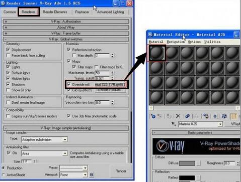 vray渲染线框图的详细操作方法