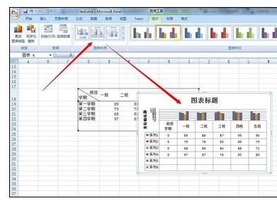 excel2007进行图表数据展示的详细操作步骤