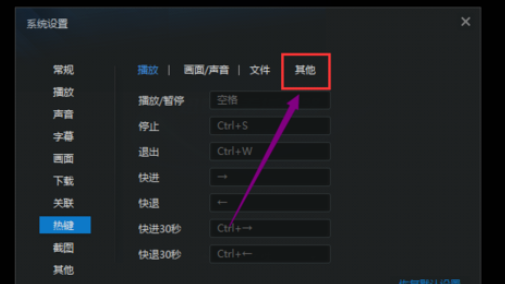 迅雷看看如何设置老板键