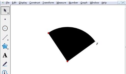 几何画板构造扇形内部的详细教程