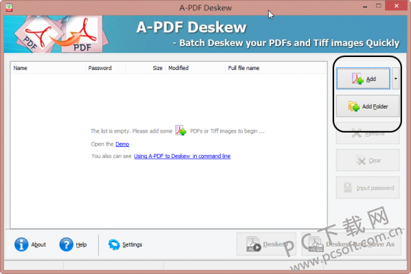扫描图像倾斜校正软件(A-PDF Deskew)