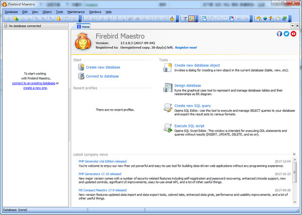 Firebird Maestro(firebird管理工具)