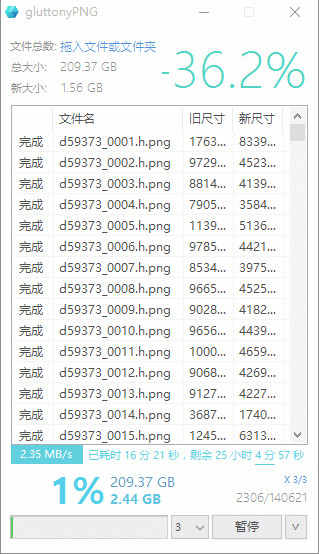 gluttonyPNG（图片压缩工具）