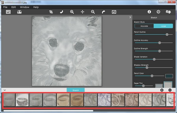 PhotoArtista Sketch截图