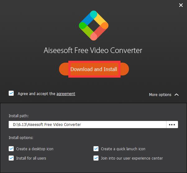 Aiseesoft Free Video Converter