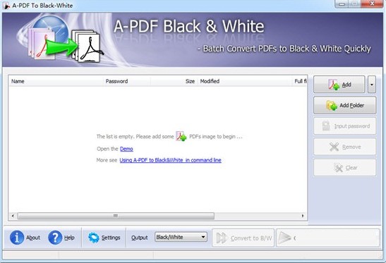 A-PDF To Black White(PDF转换黑白软件)