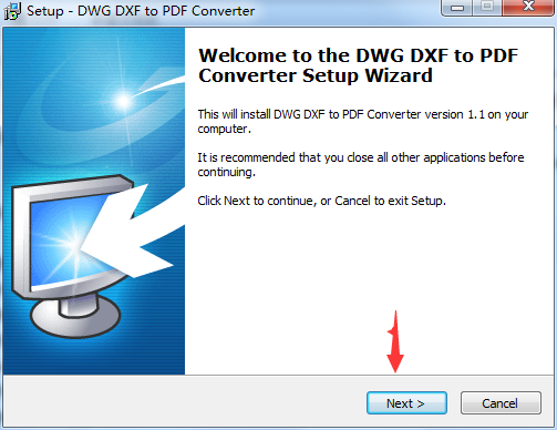 DWG DXF to PDF Converter
