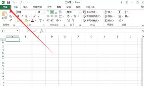 excel2013表格如何设置标题字体?