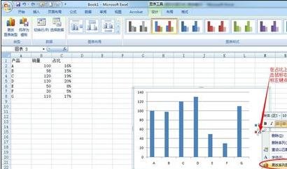 excel2007如何设置次坐标轴?excel2007设置次坐标轴教程