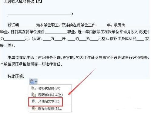 word2010怎么将复制网页的灰色阴影去掉?