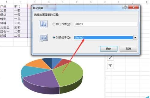 如何随意移动Excel2016中图表的位置?