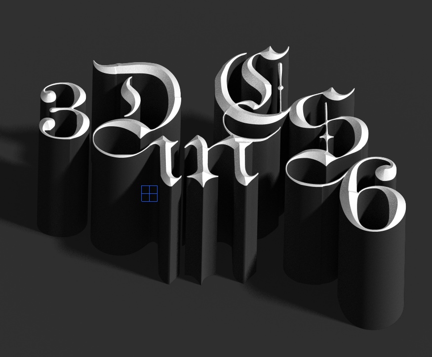 如何在Adobe Photoshop CS6中制作立体3D字母?