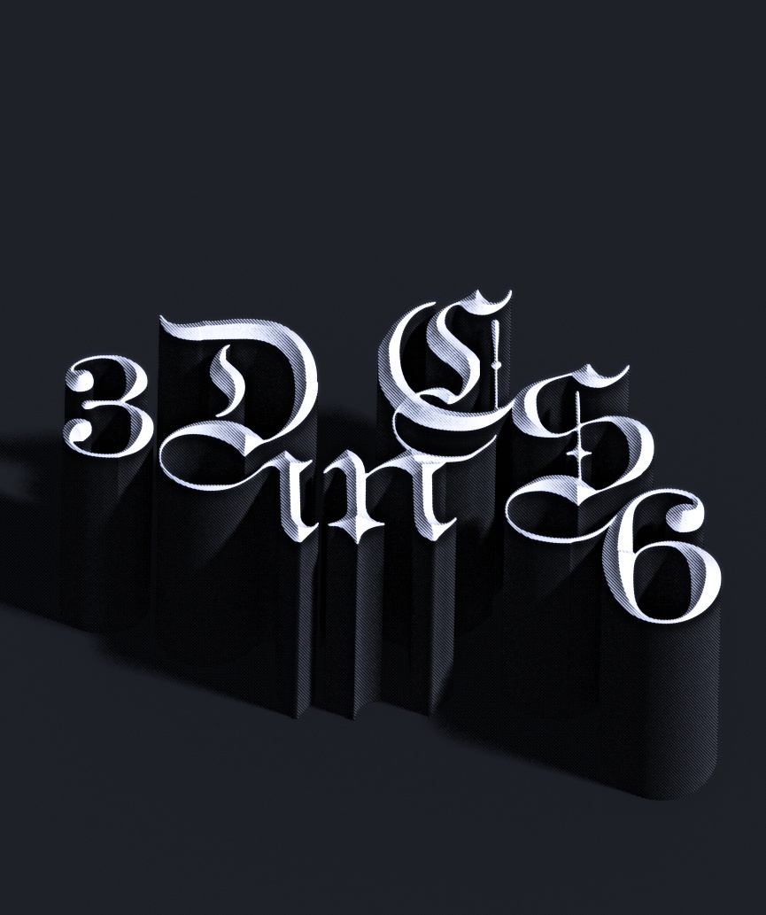 如何在Adobe Photoshop CS6中制作立体3D字母?