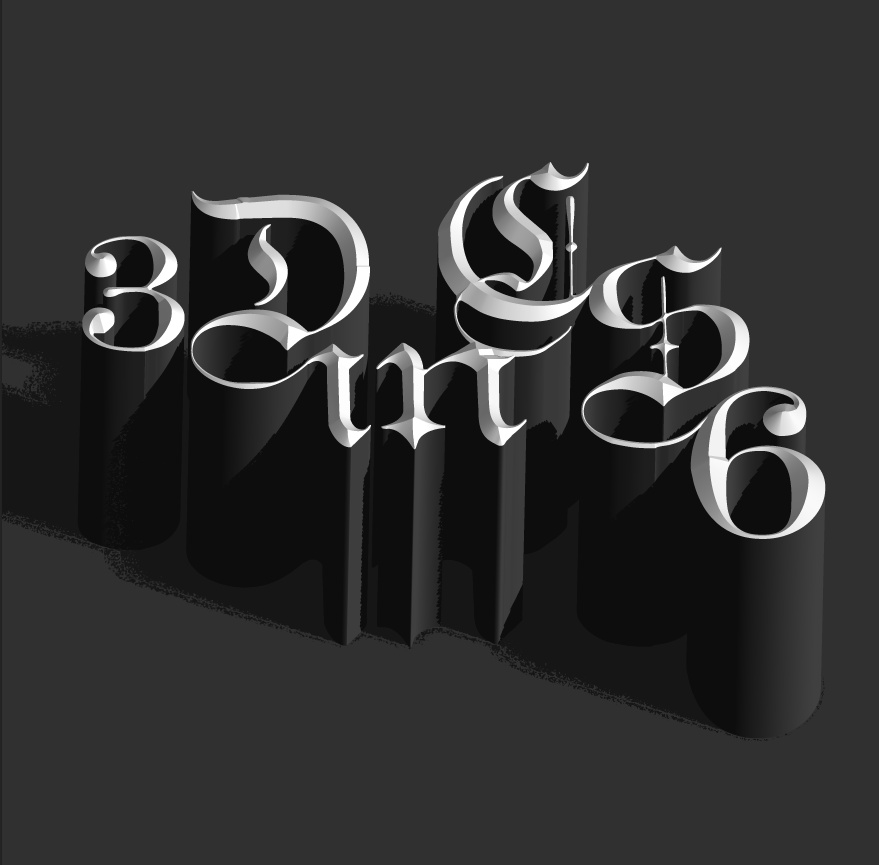 如何在Adobe Photoshop CS6中制作立体3D字母?