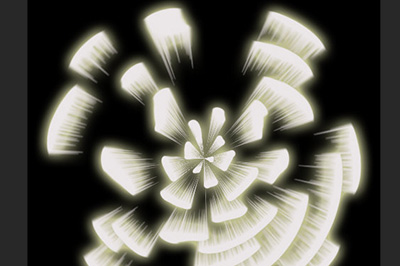 Photoshop制作礼花效果的详细操作方法