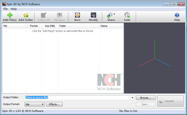 free download NCH Spin 3D Plus 6.07