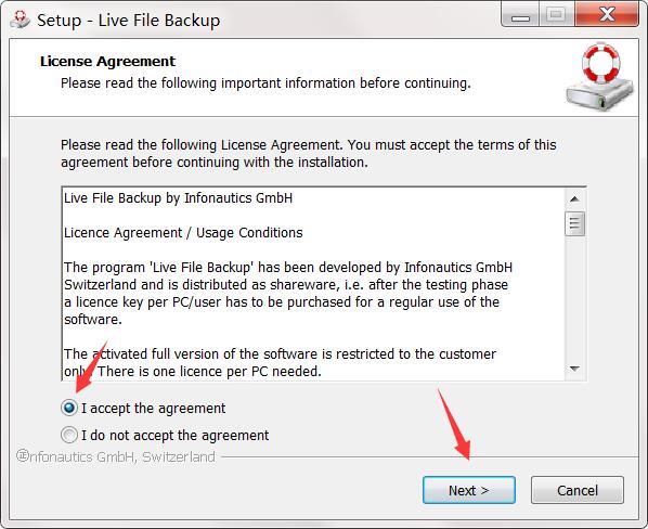 Live File Backup截图