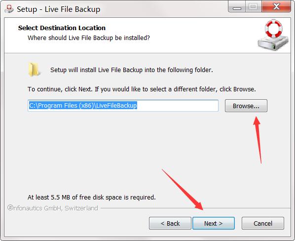Live File Backup截图