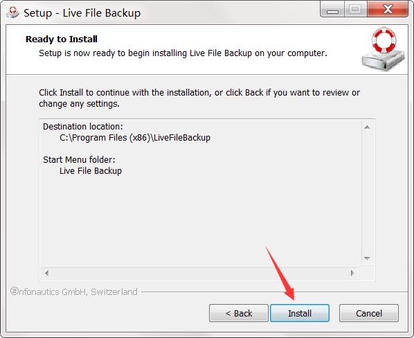 Live File Backup截图