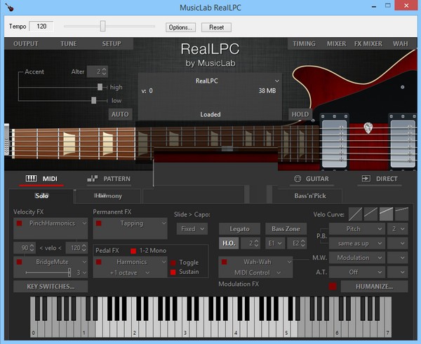 MusicLab RealLPC(虚拟吉他乐器软件)