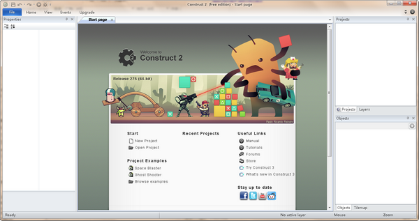 Construct 2(HTML游戏制作工具)