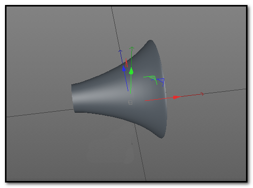 使用c4d绘画出喇叭模型的具体操作方法
