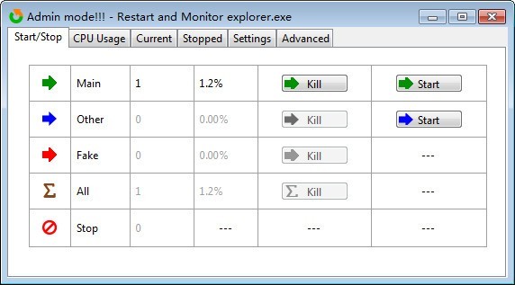 Restart and Monitor Explorer(资源管理器重启工具)