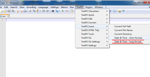 Notepad++快速插入当前时间的简单教程