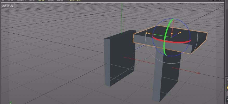 c4d建模立体小石凳模型的简单教程