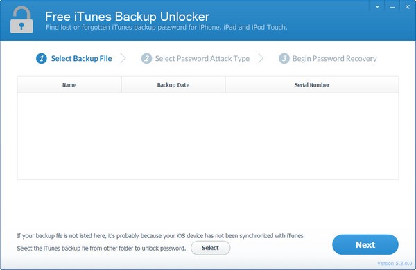Free iTunes Backup Unlocker(iTunes备份解锁工具)