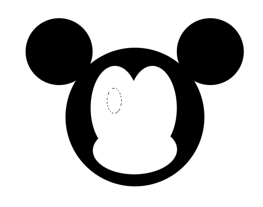 ps绘画出米老鼠头像矢量图的具体操作方法