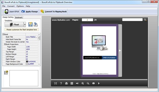 Boxoft ePub to Flipbook(电子书制作工具)