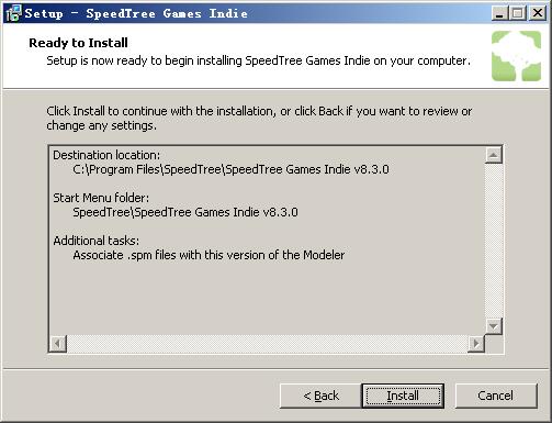 SpeedTree Games Indie(树木植物实时建模软件) v8.4.2免费版 附安装教程