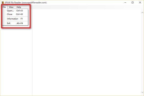 EPUB File Reader截图