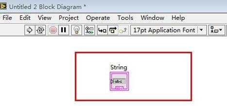 如何在LabVIEW2018中文版中文本框中显示设定的文字