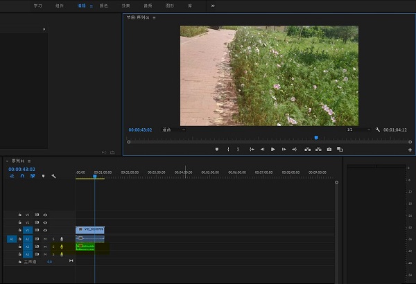 Adobe premiere 2020錄制畫外音