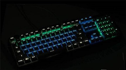 机械键盘怎么调灯光？