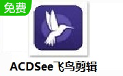 ACDSee飞鸟剪辑段首LOGO