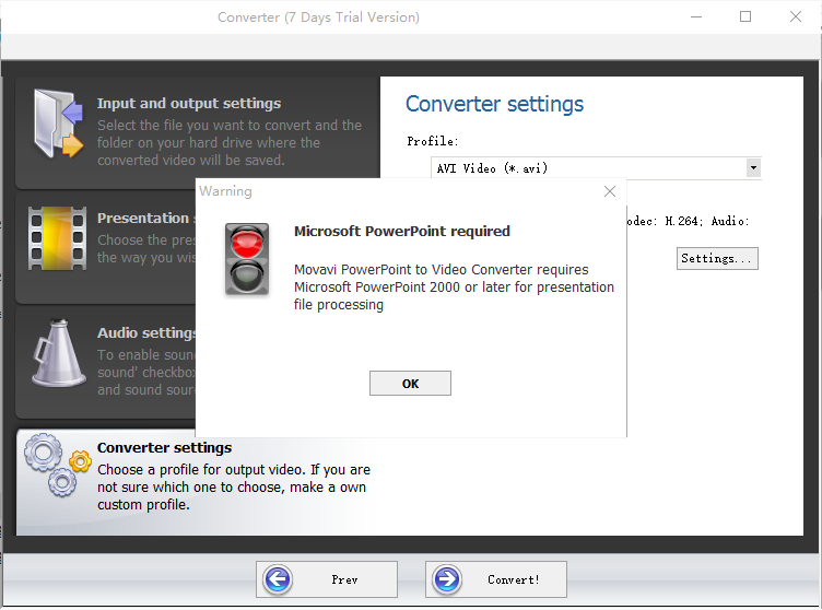 Movavi PowerPoint To Video Converter