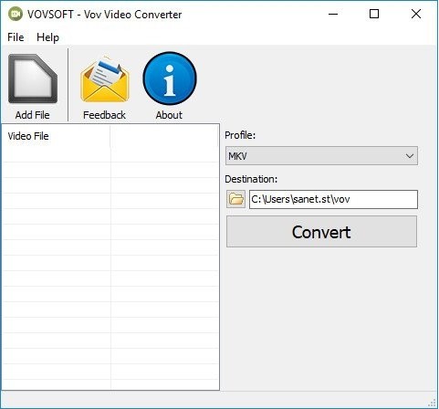 VovSoft Video Converter(视频文件转换工具)