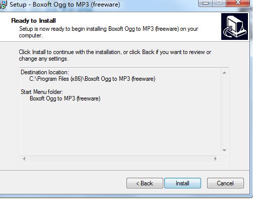 Boxoft OGG to MP3 Converter(OGG到MP3转换器) 1.0 官方版
