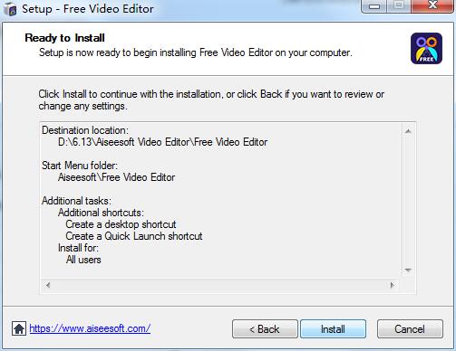 Aiseesoft Free Video Editor