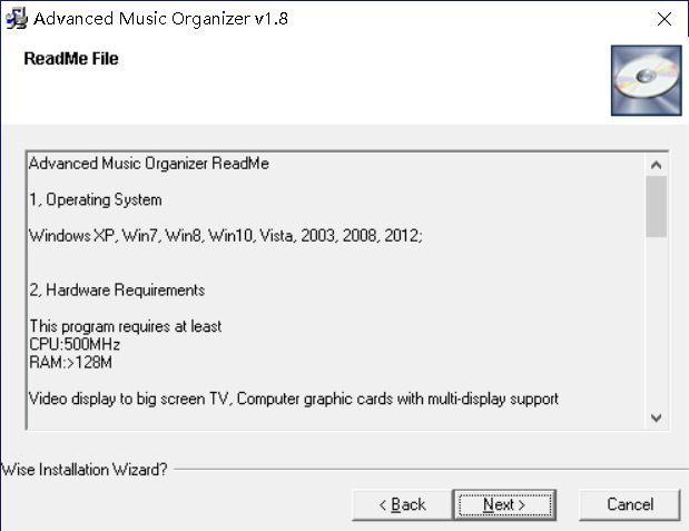 Advanced Music Organizer(音频管理软件) 1.8 官方版