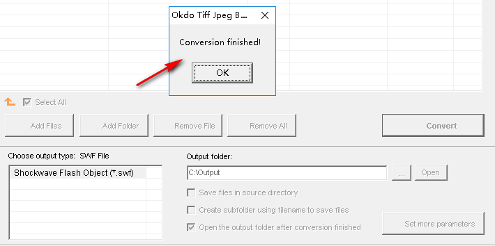 Okdo Tiff Jpeg Bmp to Swf Converter