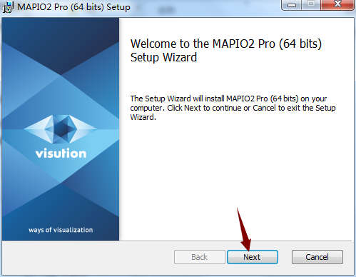 Visution Mapio(映射投影软件) 2.3.1.2849 官方版