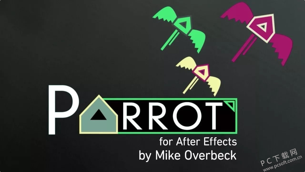 AE动态连接偏移动画MG脚本Parrot截图