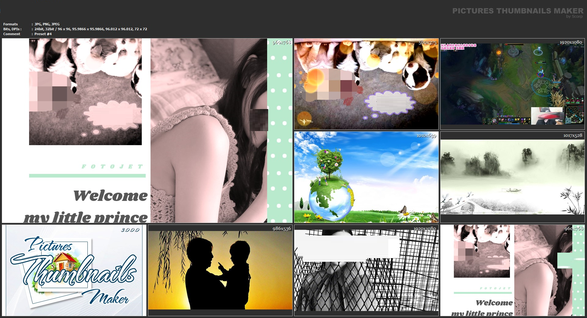 Pictures Thumbnails Maker Platinum(缩略图制作软件)