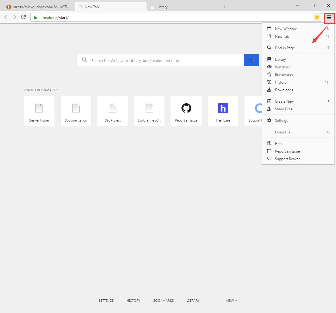 烧杯浏览器截图