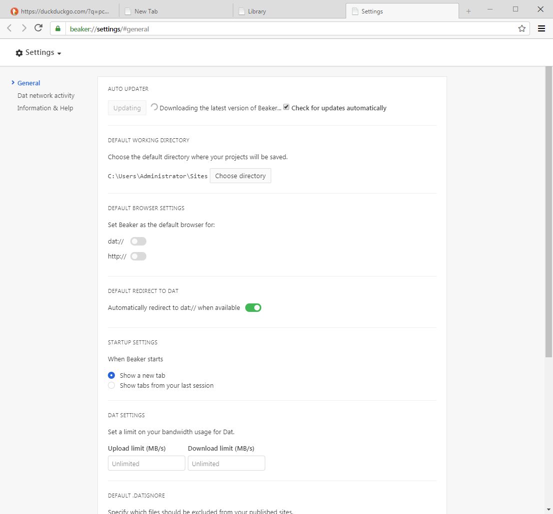 烧杯浏览器截图